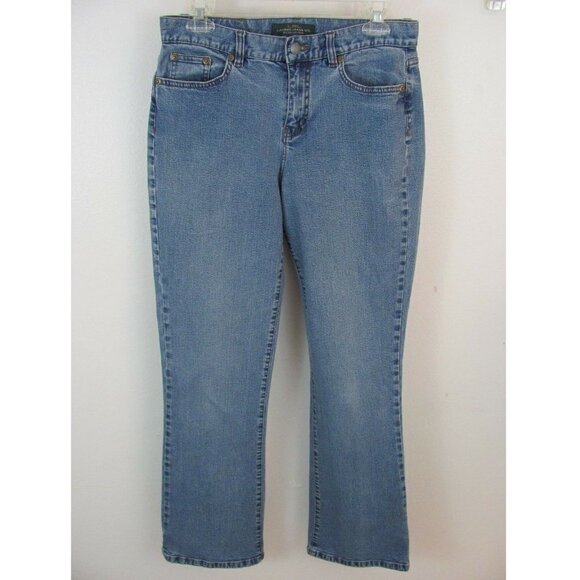 Lauren Ralph Lauren LRL Jeans Womens Size 6 (30 x 30) Classic Bootcut Light Wash - Picture 1 of 11